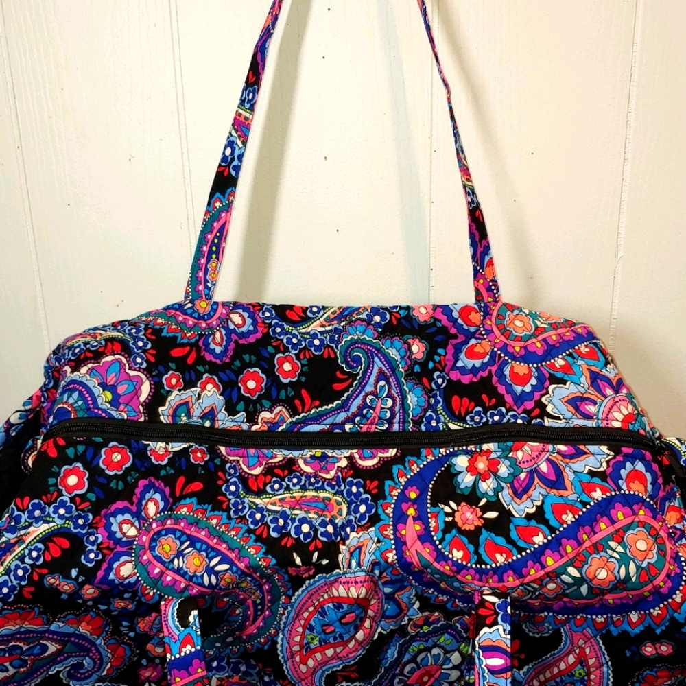 Vera Bradley Lg. Traveler Duffel Haymarket Paisley - Picture 8 of 8